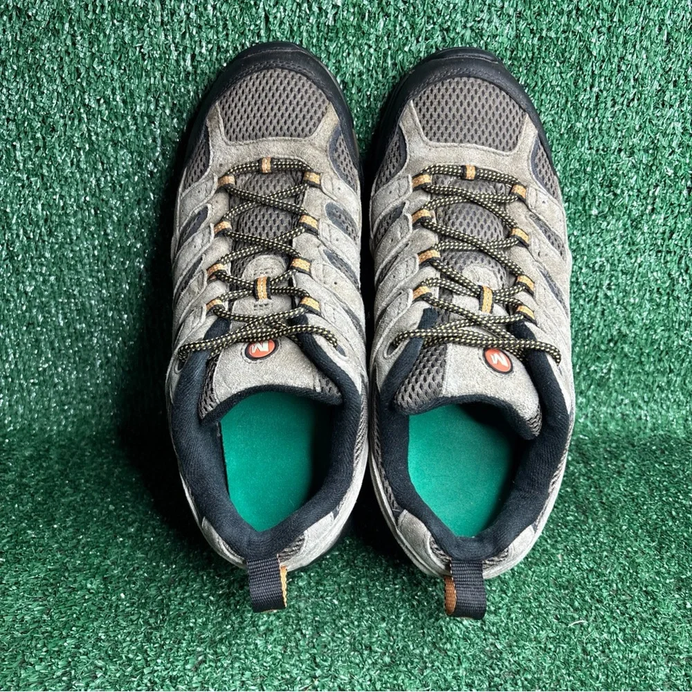 Merrell‎ Moab 2 Ventilator Hiking Shoes Mens Size 9 Brown Vibram Trail Outdoor